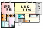 コンフォート祇園の間取り画像