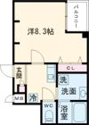 賑町エヌエム・スワサント・キャトルズの間取り画像