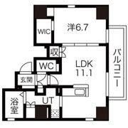フローラル泉IIの間取り画像