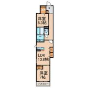 サンウッド要の間取り画像