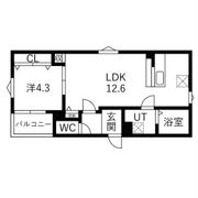 グランフォーレ中村日赤の間取り画像