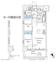 エル・セレーノ横浜の間取り画像