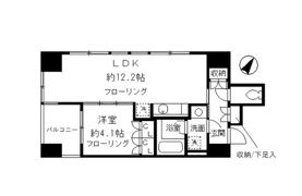 ルフィット神宮北参道（旧ニューシティアパートメンツ千駄ヶ谷Ⅱ）の間取り画像