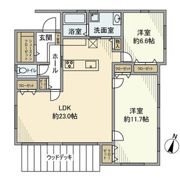 桃栄3丁目戸建の間取り画像