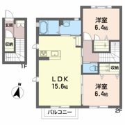 安齋ハイツIIIの間取り画像