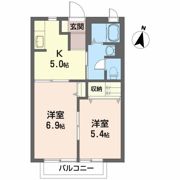 コーポ・ペアレンツAの間取り画像