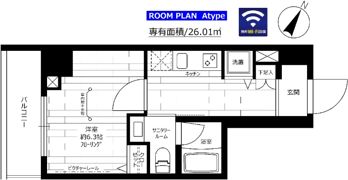 ステージファースト東日本橋の間取り画像