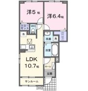 コリーヌ久住Ⅵの間取り画像