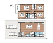 Sumai－to川越市的場04の間取り画像