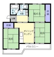 ビレッジハウス井村2号棟の間取り画像