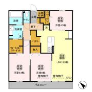 セントラルパーク磯原の間取り画像