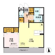 オルテシア Ⅰの間取り画像