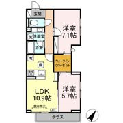 ホープハイツの間取り画像