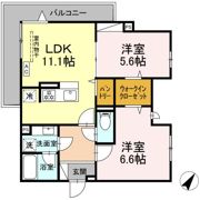 ホープハイツの間取り画像