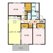 パレス．ボナール23 Bの間取り画像