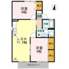 セジュール旭ヶ丘 Aの間取り画像