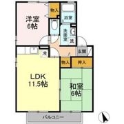 パインヴィラ勝の間取り画像