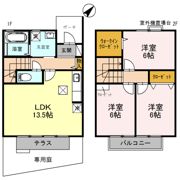 スカイスクレパーの間取り画像
