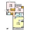 D-room新涯の間取り画像