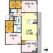 トリシア長丘の間取り画像