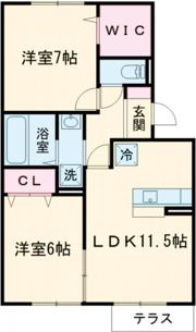 エスターブレの間取り画像