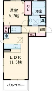 ディアプレイスの間取り画像