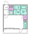 レジディア市ヶ谷の間取り画像