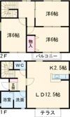 伊藤正子様貸家の間取り画像