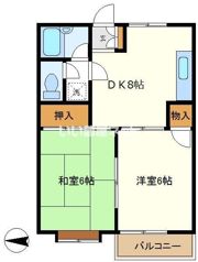アンジュ1番館の間取り画像