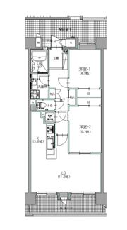TO－BE－1東照の丘マンションの間取り画像