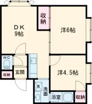 ヴァンベール亀田の間取り画像