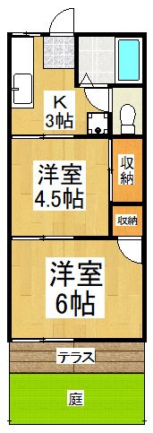 ティーパレスの間取り画像