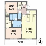 オースピシャス大安寺の間取り画像