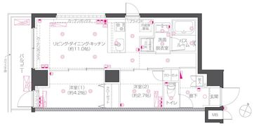 ZOOM練馬高野台の間取り画像