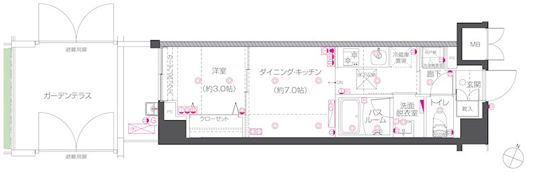 ZOOM練馬高野台の間取り画像