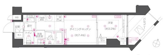 ZOOM練馬高野台の間取り画像