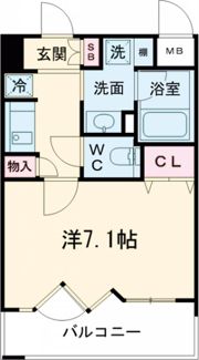 アーバンウェル茨木の間取り画像
