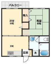 ボンジュールの間取り画像