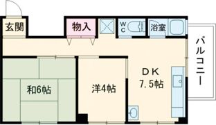 キャピタルマンションの間取り画像
