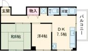 キャピタルマンションの間取り画像