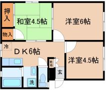 パナハイツ富士の間取り画像