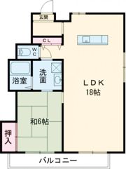 ハマユウの間取り画像