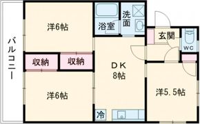 リバーハイツ比島Ⅱの間取り画像
