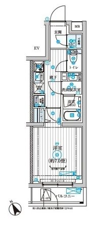 リライア西調布の間取り画像
