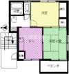 起コーポC棟の間取り画像