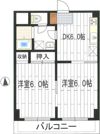 エクレール東林間2番館の間取り画像
