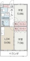 アプローズ広見の間取り画像