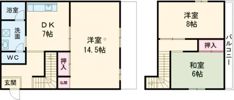 小野市育ケ丘町戸建ての間取り画像