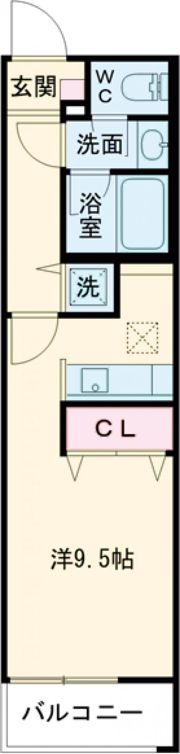 カシータ北三国ヶ丘の間取り画像
