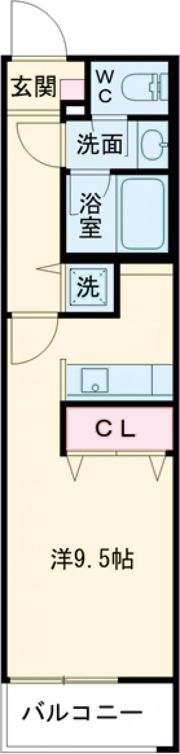 カシータ北三国ヶ丘の間取り画像